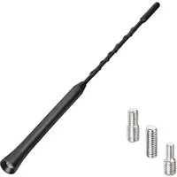 Bolwins H77 KFZ Auto Dachantenne Radio Stabantenne 28 cm 16V Gewinde Adapter Dachantenne (FM, AM, GPS, GSM), Starkes Signal, einfache Montage, breite Fahrzeugkompatibilität