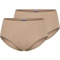 Schiesser Midislip 2er Pack Modal Essentials (Spar-Set, 2-St) Midi Slip - Weicher, feiner Bundgummi mit Glanzgarn-Details