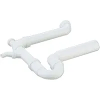 keenberk Siphon 1,5 Zoll x 50 mm Abgang waagerecht 90 Grad Winkel ein Geräteanschluss