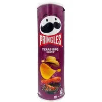 Pringles Knabberei, Pringles Texas BBQ Sauce Stapelchips mit Barbecue Geschmack 165g