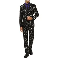 Opposuits Partyanzug Silvester Anzug - Karneval Faschingskostüm Herren, Ausgefallen Anzug für coole Männer