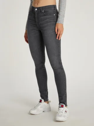 Tommy Jeans (PVH Group) - NORA MD SKN AI0289 denim black - Gr. - 32