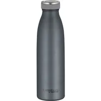 THERMOcafé Isolierflasche TC BOTTLE, aus doppelwandigem Edelstahl, spülmaschinenfest, gummierter Drehverschluss, absolut dicht bei Kohlensäure