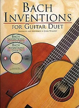 Bach Inventions For Guitar Duet (Bk/2Cd): Noten CD für Gitarre