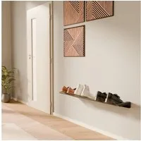 pamo. design Schuhregal Wandmontage schmaler Schuhorganizer Aufbewahrung Schuhe, Packung 1-tlg., Minimalistisch & robuste Schuhaufbewahrung, beliebig erweiterbar