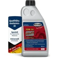 MATHY Motoröl MATHÉ SAE 20W-50 1,0 l, (1-tlg), Mineralisches Motoröl
