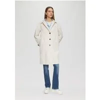 s.Oliver Trenchcoat Outdoor-Mantel Carcoat mit Rückenschlitz und Riegeldetail am Ärmel