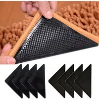 Agger Antirutsch Teppichunterlage Anti Curling waschbar wiederverwendbar teppichstopper, (4-St), Teppich antirutschunterlage für Hartholzböden
