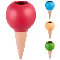 relaxdays Bewässerungssystem Tonkegel im 4er Set