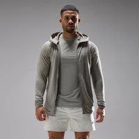 MP Trainings-Hoodie Ultra Gridded für Herren – Fossil - XXXL