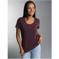 Trigema T-Shirt TRIGEMA Damen T Shirt aus Biobaumwolle (1-tlg)