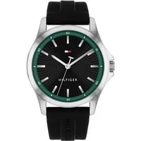 Tommy Hilfiger Quarzuhr BRUCE 1710739, Armbanduhr, Herrenuhr, Silikonarmband, analog