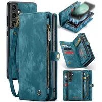 CaseMe Handyhülle Caseme Samsung Hülle mit Zipper 2in1 Samsung S26-Blau