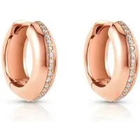 ROUGEMONT Paar Creolen Elegante Damen Creolen 18K Gold -wasserfesst -Hypoallergen, Wasserfest