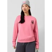 QS Sweatshirt Sweatshirt Sweatshirt mit Rückenprint