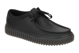Clarks 26181385 7 Torhill Lo Herrenschuhe schwarz black Echtleder bequeme Sch...