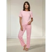 zeitlos Pyjama Pyjama Set Kurzarm - Uni Punkte