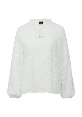 s.Oliver BLACK LABEL - Bluse creme - Gr. - 42