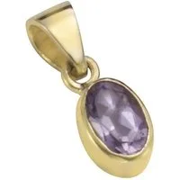 Vivance Kettenanhänger 333/- Gelbgold mit Amethyst