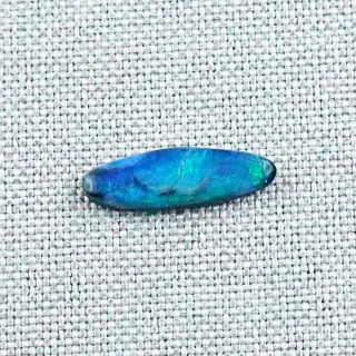 Blauer Lightning Ridge Black Opal 1,49 ct Multicolor Vollopal Edelstein