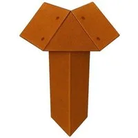 innogard Schneckenzaun Schneckenzaun Cortenstahl Schneckenblech Schneckenabwehr giftfrei