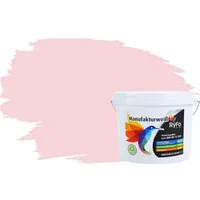 RyFo Colors Wand- und Deckenfarbe Manufakturweiß Violetttöne, 1 L reicht für ca. 8 m², Deckkraft-/Nassabriebklasse 1, matt, atmungsaktiv, für Innenräume