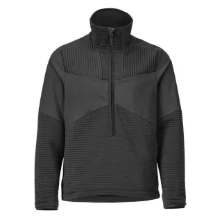 MASCOT Herren Fleecepullover mit kurzem Reißverschluss und Futter CUSTOMIZED Schwarz 3XL - 22005-681-09-3XL