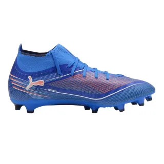 Puma - "Ultra 5 Match" Fußballschuhe mit festem Boden für Herren (Blau/Weiß)