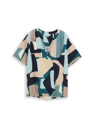 Tom Tailor - Bluse mit Muster - Gr. - 46
