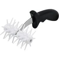 Michelino Teigroller Pizza Stipproller aus Edelstahl & Kunststoff - 21 cm, (1-tlg)