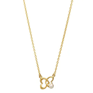 Orphelia 'Lili' Damenkette aus 925 Sterlingsilber mit Anhänger - Gold ZK-7513/G