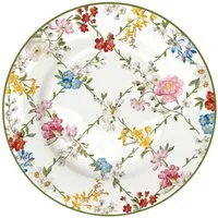 EasyLife Frühstücksteller Garden Dreams, Spülmaschinengeeignet, Mehrfarbig, Blumenranken, H: cm