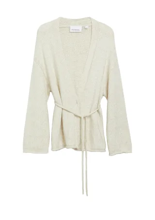 comma - Strickjacke creme - Gr. - S
