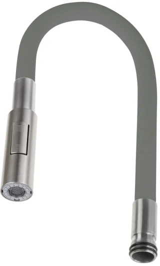 Neuesbad ELASTIC Auslauf mit SS SPRAY für BOC T740 MIXERS, Edelstahl-Anthrazit NB1DEABAT74W1