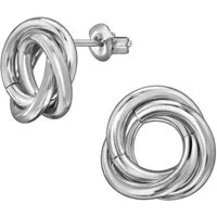 Diademita Paar Ohrstecker Gedrehte Ohrstecker aus Edelstahl (Set)