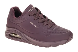 Skechers 73690 WINE Damen Halbschuhe Rot Air Cooled Memory Foam
