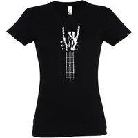 Youth Designz T-Shirt Gitarre Rock Damen Shirt