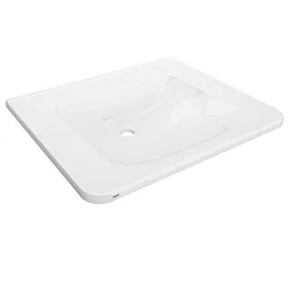 KWC Aquarotter Einzelwaschtisch, MEDCARE, MIRANIT, 650x150x550 mm, weiß, 2030072431 2030072431