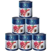Dehner Premium Adult, versch. Sorten, 6 x 800 g Dose, getreidefrei Rind, Nassfutter für: Hunde, Nassfutter für ausgewachsene Hunde