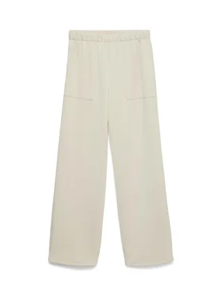 VERO MODA - VMBELLIS MW STRAIGHT PANT BOO Pumice Stone - Gr. - 34