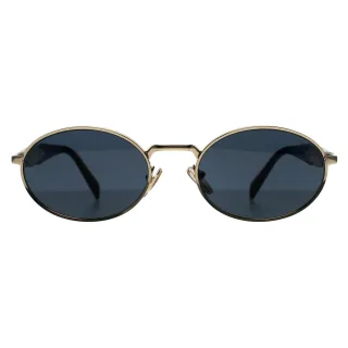 Prada PR65ZS ZVN09T blass gold dunkelgrau Sonnenbrille