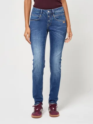 GANG Damen Jeans 94MEDINA skinny - skinny fit Jeans regular vint wash