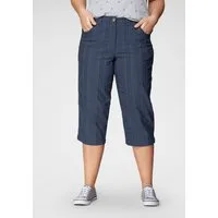 KjBRAND Caprihose Babsie: bequemer Oberschenkel Sommerhose mit Strukturmuster