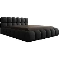 Luxusbetten24 Polsterbett Designer Polsterbett Boston Bouclé, mit Stauraum