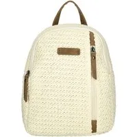 Enrico Benetti Freizeitrucksack Rucksack Damen klein - Cityrucksack - Freizeitrucksack leicht (mit verstellbaren Schultergurten, Freizeitrucksack leicht), aus Polyester in toller Bastoptik