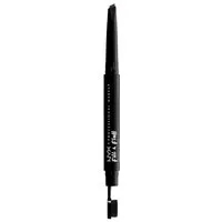 NYX PROFESSIONAL MAKEUP Augenbrauen-Stift FILL & FLUFF EYEBROW POMADE PENCIL, mit dichter Härchenbürste