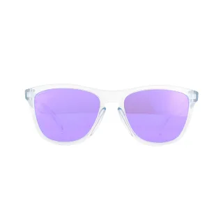 Oakley Square Unisex poliert klar Prizm violett Sonnenbrille