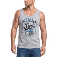 Neverless Tanktop Herren Tank-Top Surf Design Surfing Print California Beach Strand mit Print