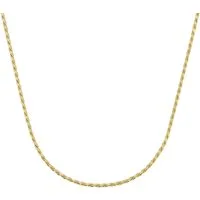 GIORGIO MARTELLO MILANO Silberkette diamantierte Kordelkette, vergoldet, Silber 925
