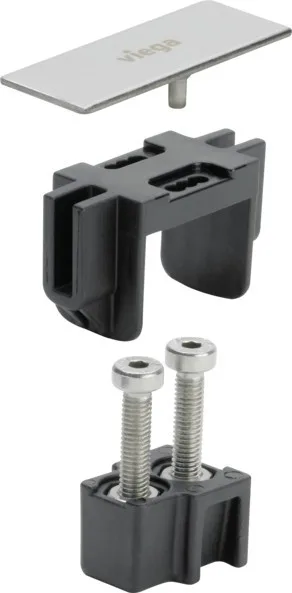 Viega Zubehörset Advantix 4965.50, in Edelstahl schwarz 711818